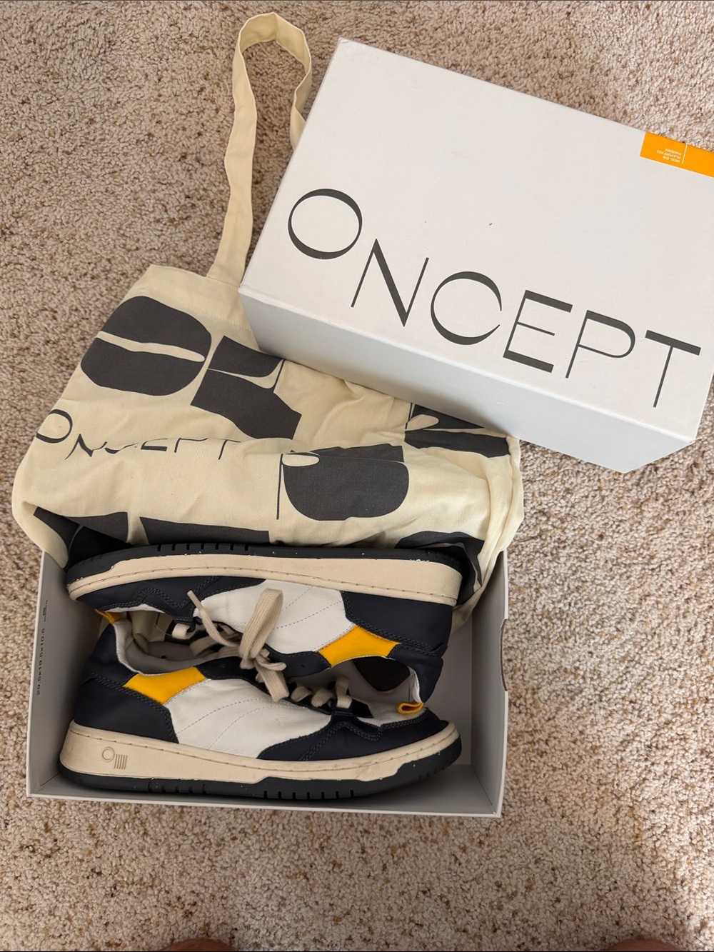 ONCEPT Storm Grey Mod 016 Playoff F22 Phoenix, Low-Top Sneakers US Women’s 8.5 - Picture 4 of 6